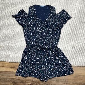 Fleur Bleve Cold Shoulder Romper